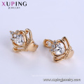 64577 Xuping jewelry set for women pendant and earring noble 18k gold covering two pieces set